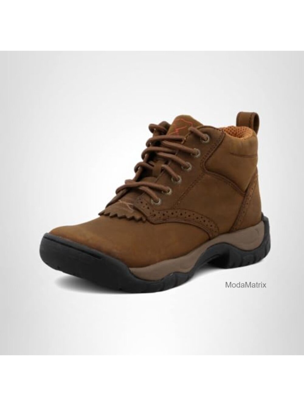 Twisted X Women's Leather Work Boot Round Toe Water Resistant Ankle